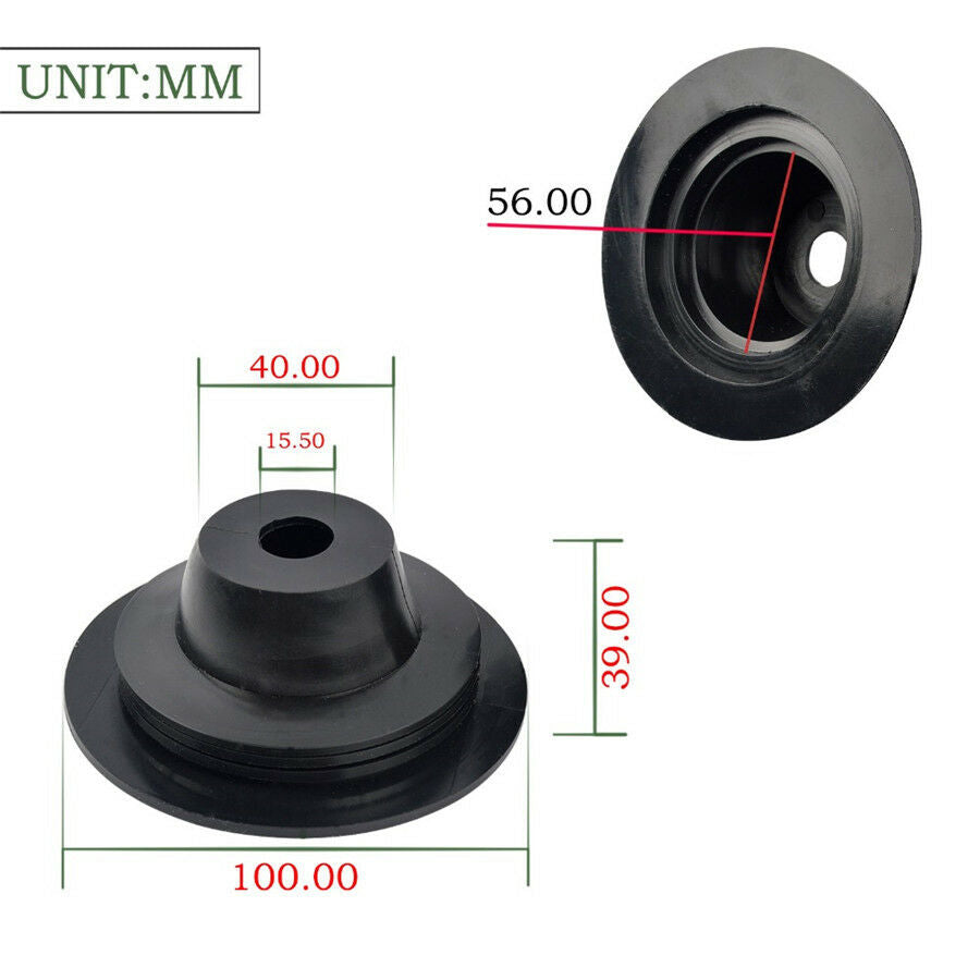2pcs 4 Size H1 H3 H4 H7 H8 H11 Headlight Lamp Housing Dust Cover Seal Cover Cap