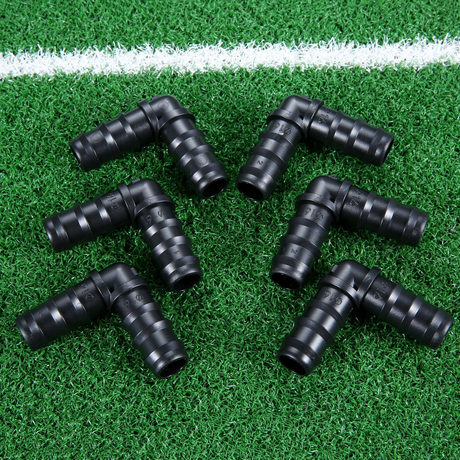 20pcs 90 Degree Elbow Bend Corner Garden Irrigation Pipe Fittings Hose Connector