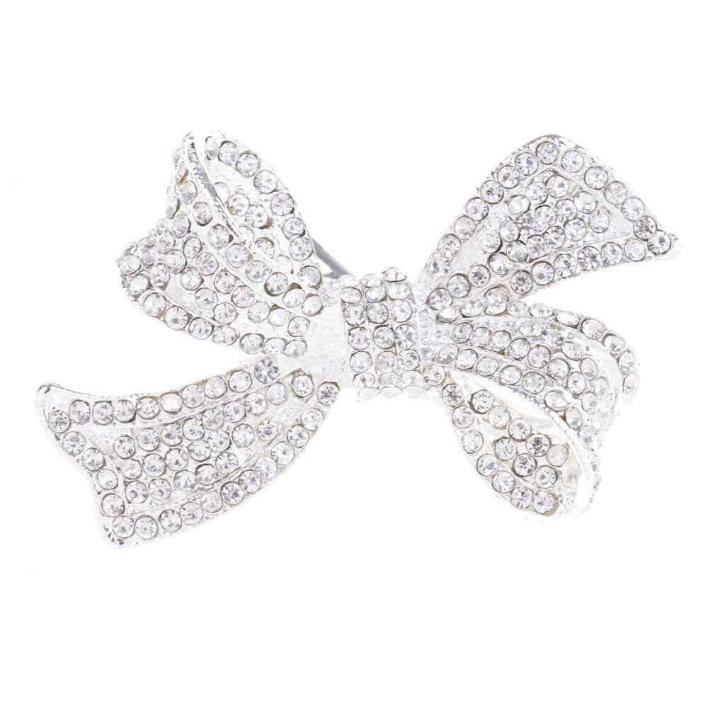 Wedding Bridal Diamante Crystal Bowknot
