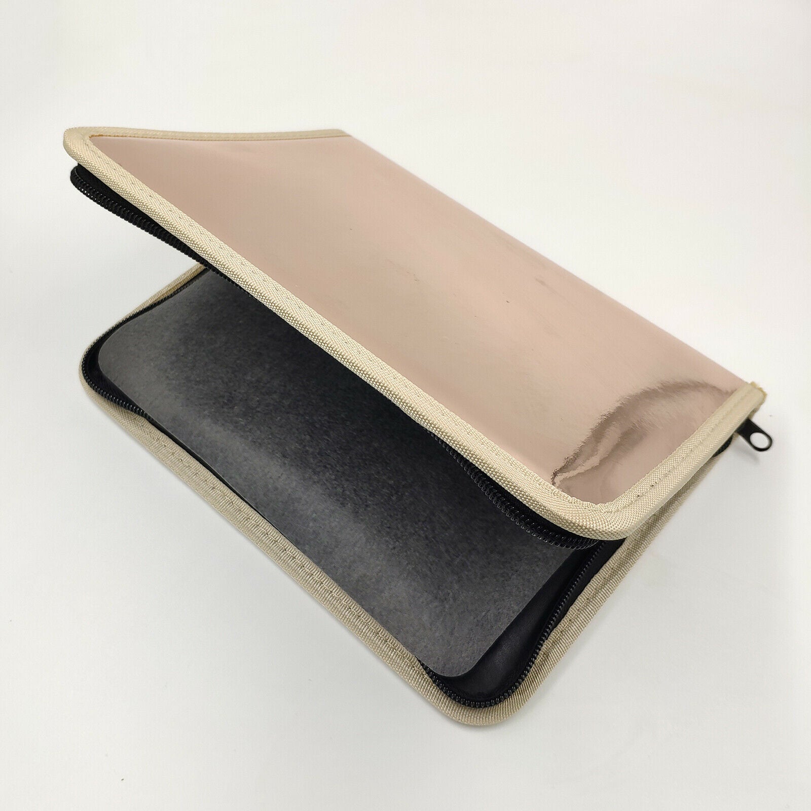 Portable Dust Proof Foldable Nail Drill Bits Holder Storage Bag Organizer