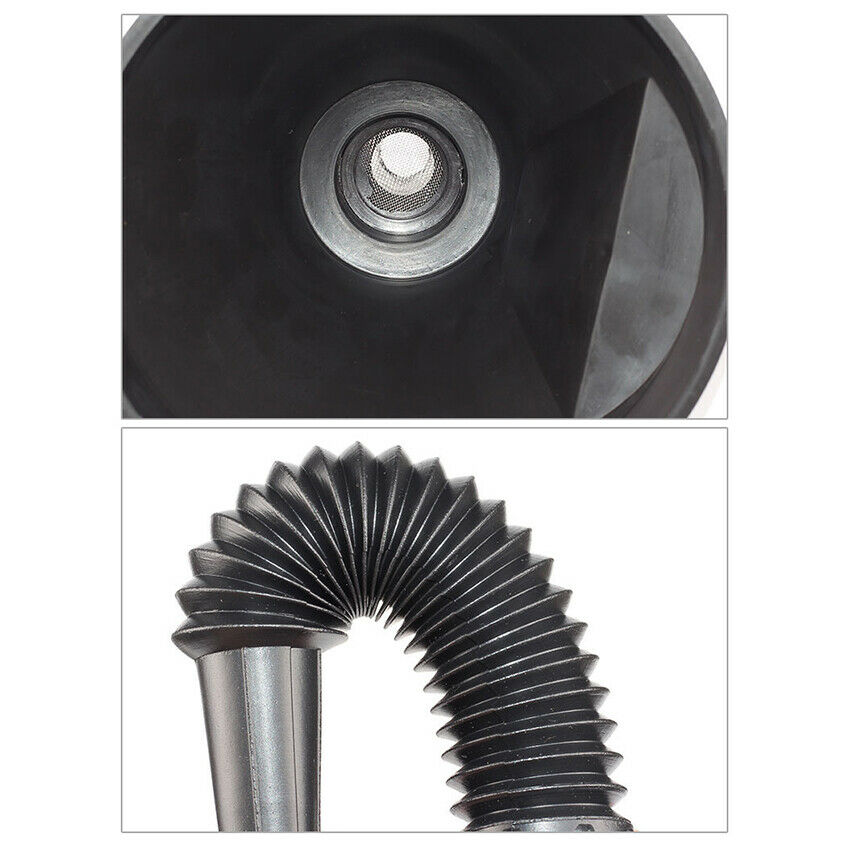 2 Pc Wide Mouth Fuel Funnel with Handle, Car motorcycle Filter plastic Funnel