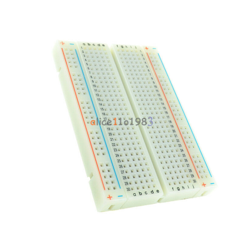 10PCS Mini Universal Solderless Breadboard 400 Contacts Tie-points Available