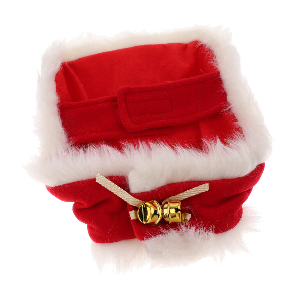 Cat Dog Christmas Cloak - Cat Dog Costume Santa Cloak for Kitty Cat Dog, Red