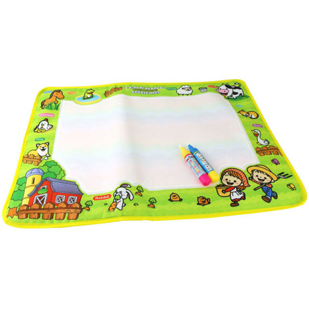 Water Drawing Mat With 2 Drawing Pen Kid'S Magic Water Drawing Play Mat DD