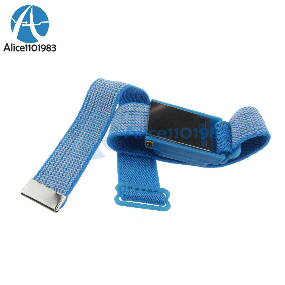 Anti Static Cordless Bracelet Electrostatic ESD Discharge Cable Band Wrist Strap