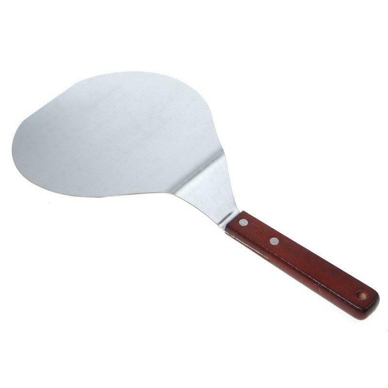 13Inch Pizza Cake Lifter Spatula Stainless Steel Baking Transfer Holding Tray