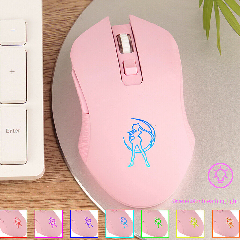 2.4G Wireless Gaming Mouse Optical Mice with USB Receiver, 1600 DPI Levels 6