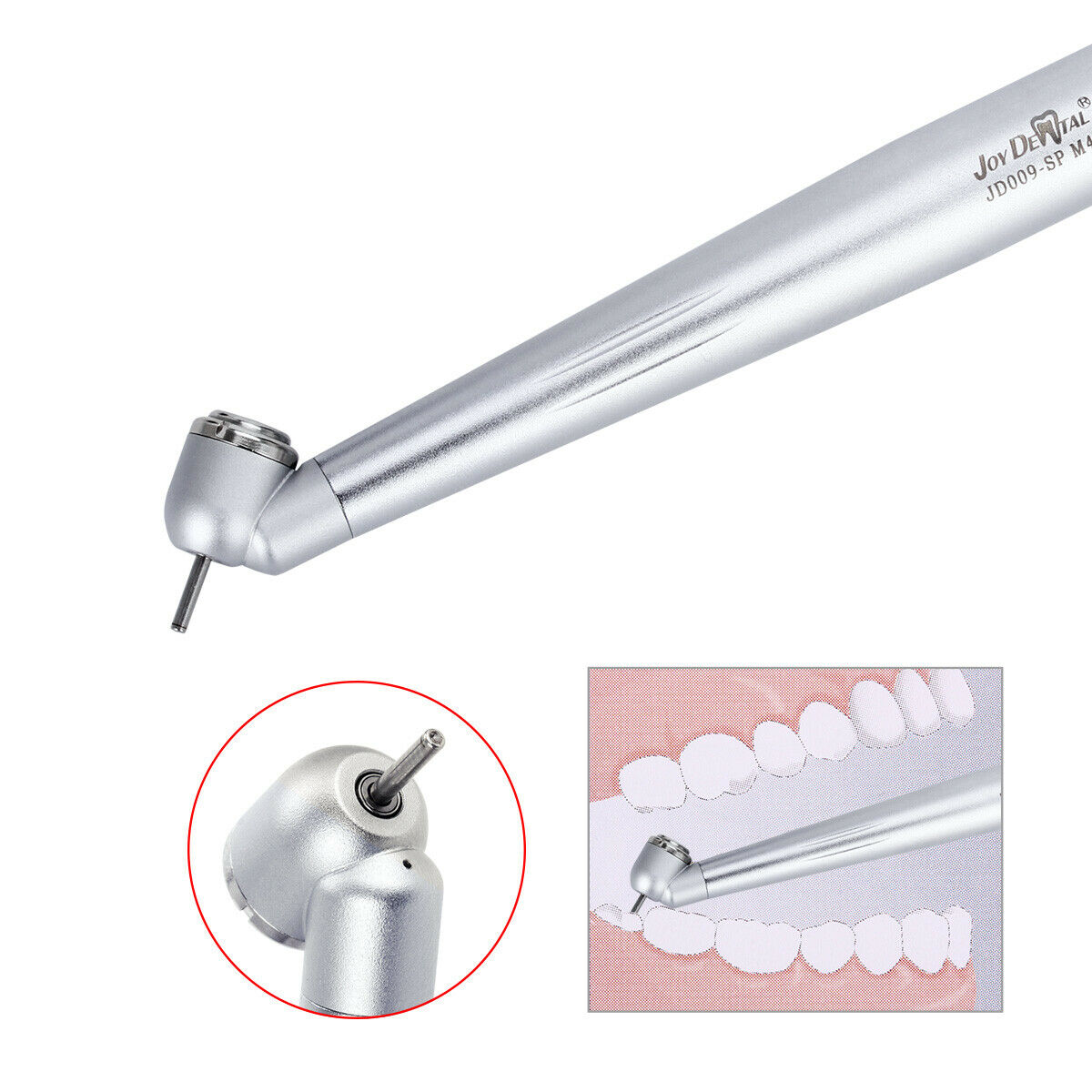 10pcs 45° Surgical NSK PANA MAX Type Dental 4 Holes High Speed Turbine Handpiece