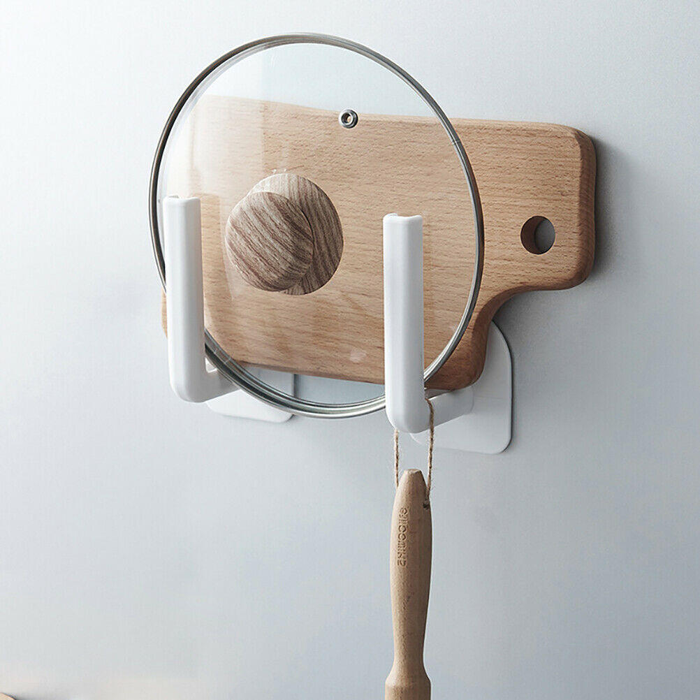 Punch-Free Paper Roll Holder Storage Hooks Paper Holder for Kitchen Bathroom