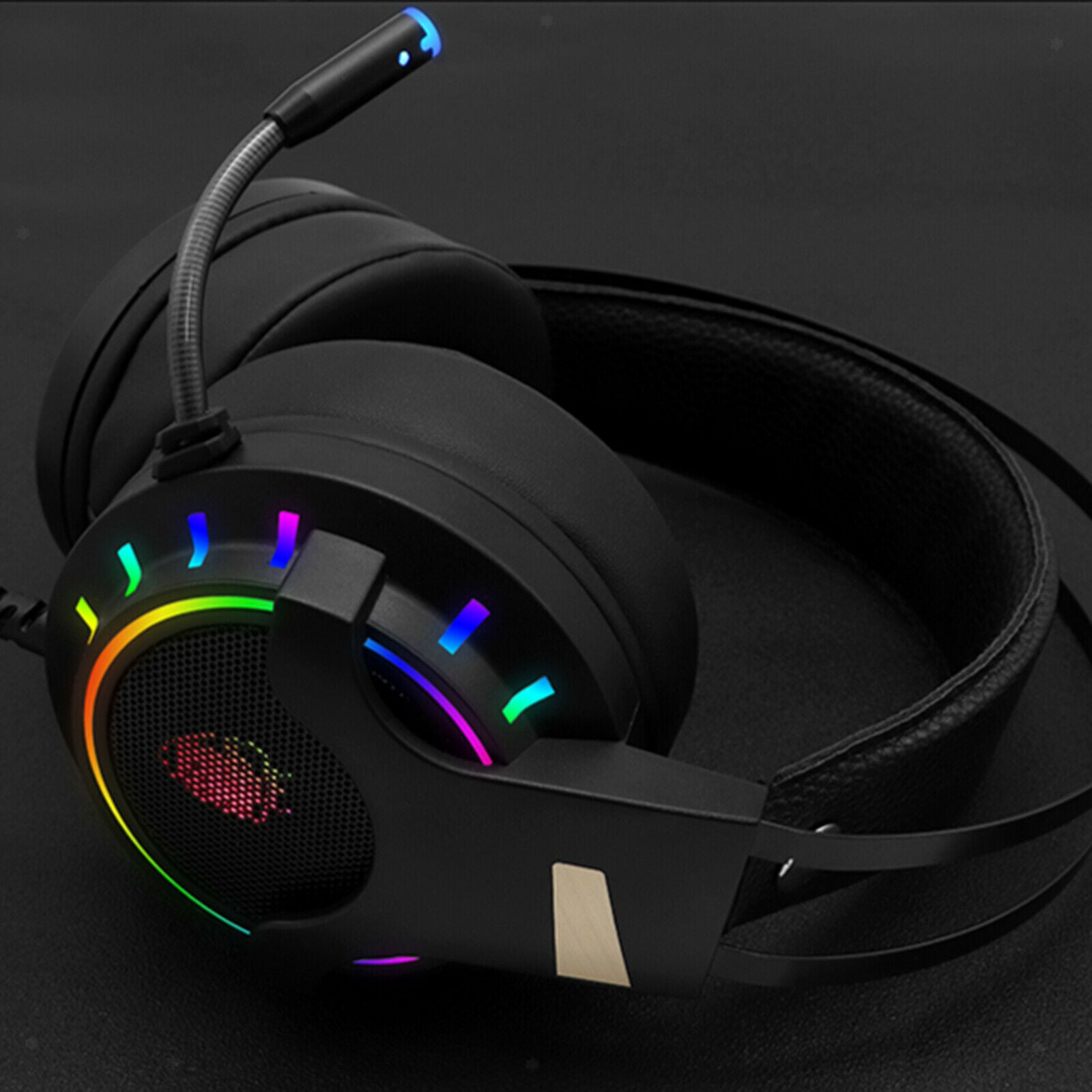 7.1 Channel Gaming Headset Headphone for Game RGB Headphones with