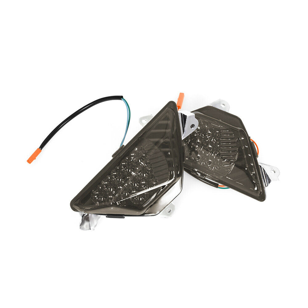 Front LED Turn Signals Light For KAWASAKI NINJA 250/300/400/650/1000 ZX-6R Ninja