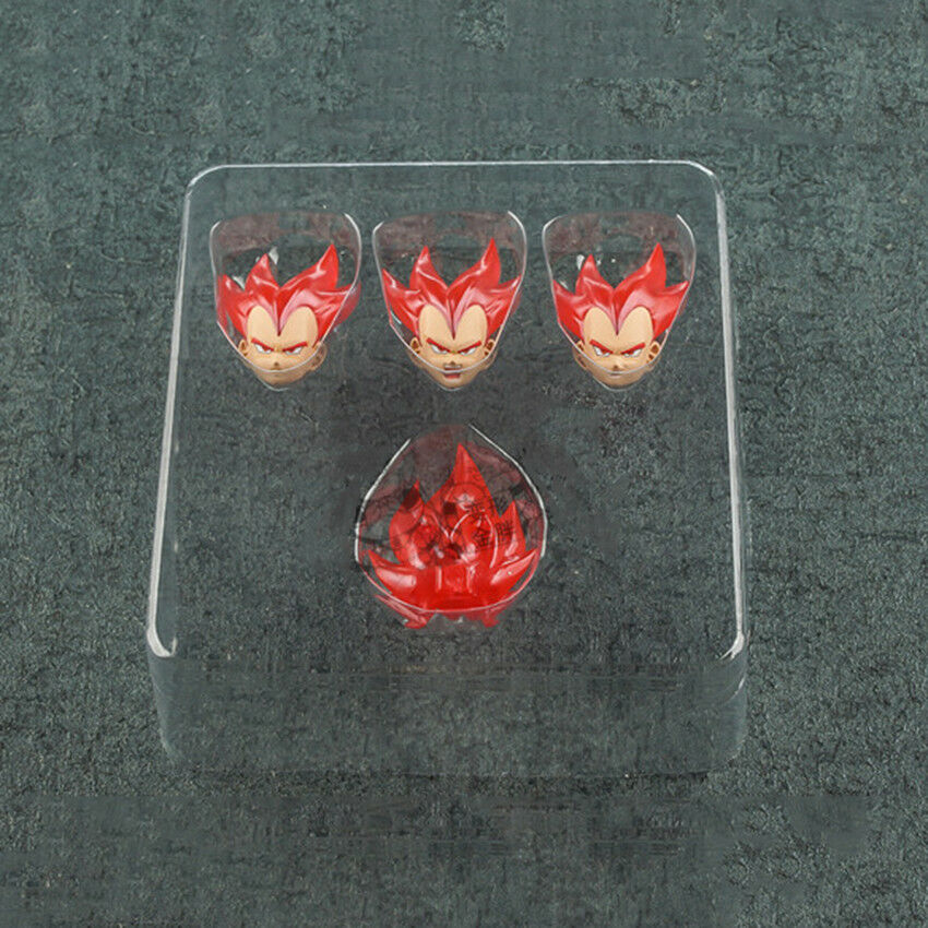 Demoniacal Fit Custom Blue/Red Headsculpt Set for Vegeta Best Gift For Kids