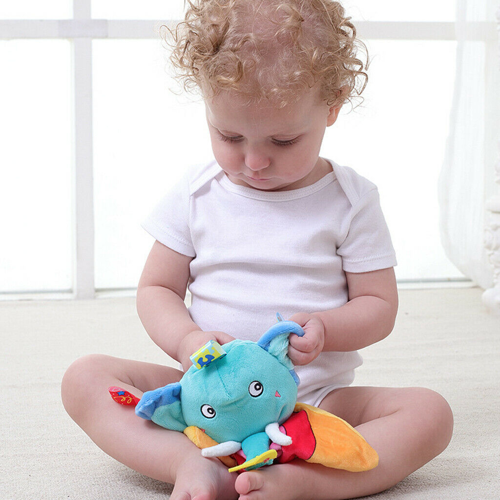 Soft Soft Plush Washable Baby Blanket - Elephant, as described
