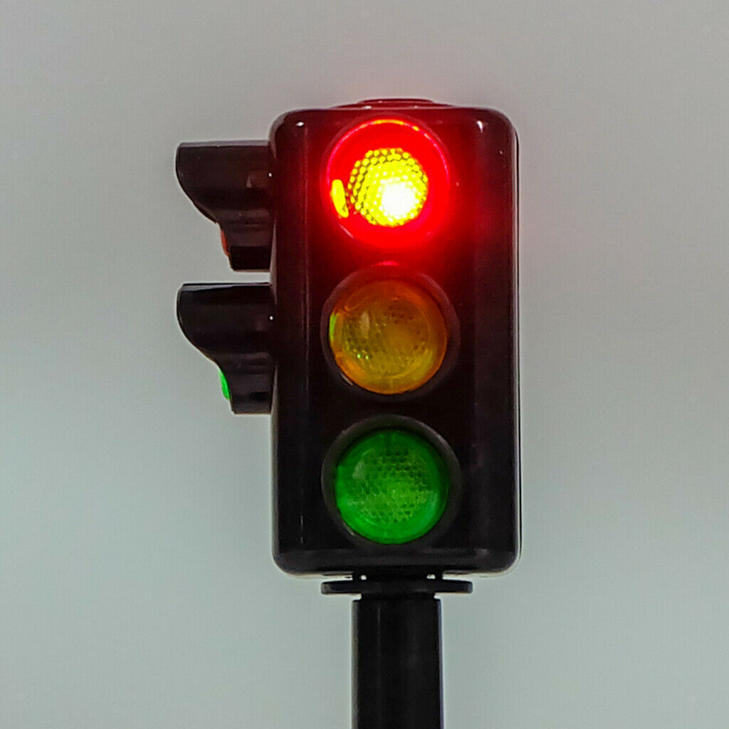 Set of 1 Plastic Traffic Lamp for Kids Early Education Props Traffic Light
