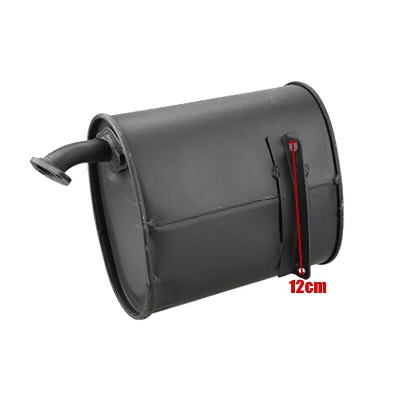 Gasoline Generator Universal Black Iron 2-3KW Exhaust Muffler for 5.5HP 6.5HP U3