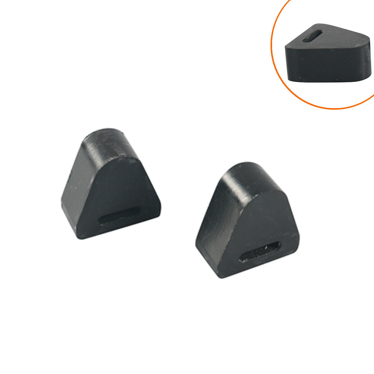 For Chevrolet Silverado GMC Sierra RH or LH Tailgate Latch Rubber Stop Bumper