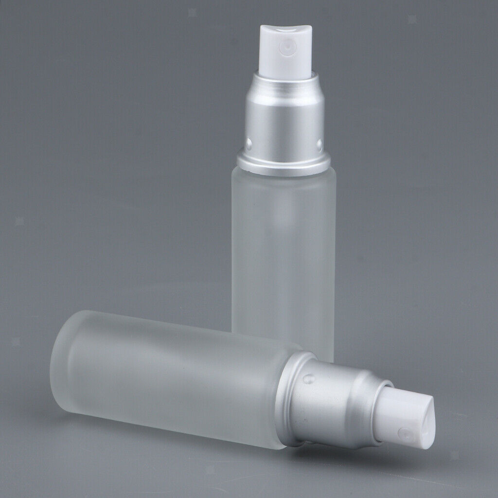 8 Pieces Portable Matting Frosted Fine Mist Sprayer Empty Makeup Bottles 30ml