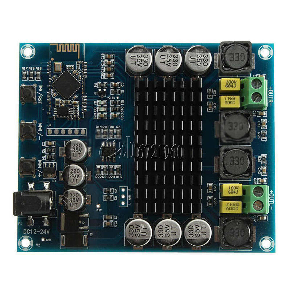 TPA3116D2 120W X2 Bluetooth 4.0 Audio Receiver Digital Amplifier Board With Case