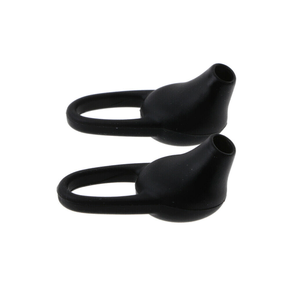 1 Pair Headset Caps Earphone Earbuds Tips Perfect for Running, Jogging Black