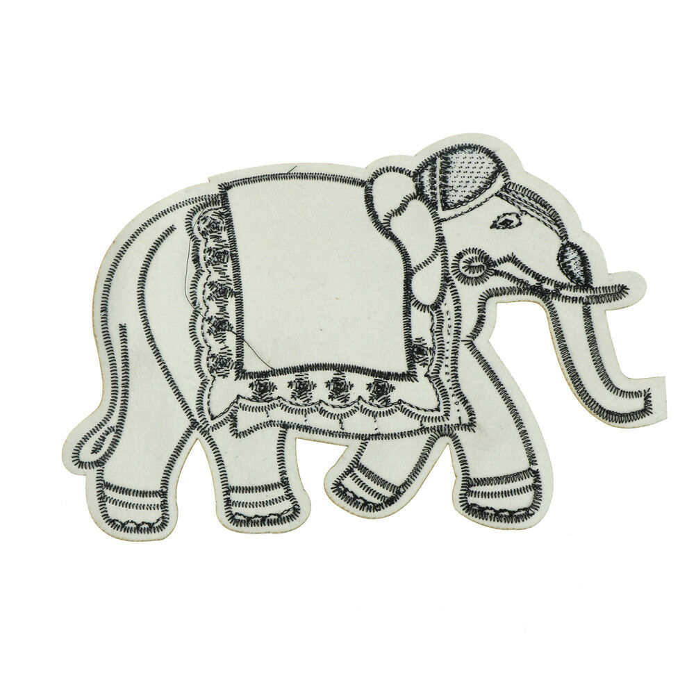 Elephant Sequins Sew On Patches For Clothes DIY Bag Clothing Coat Craf.l8