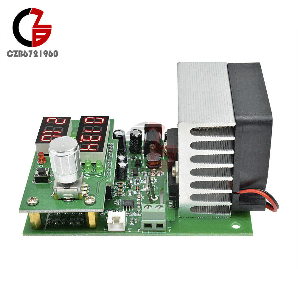 60W Constant Current Electronic Load 9.99A 30V Discharge Battery Capacity Tester
