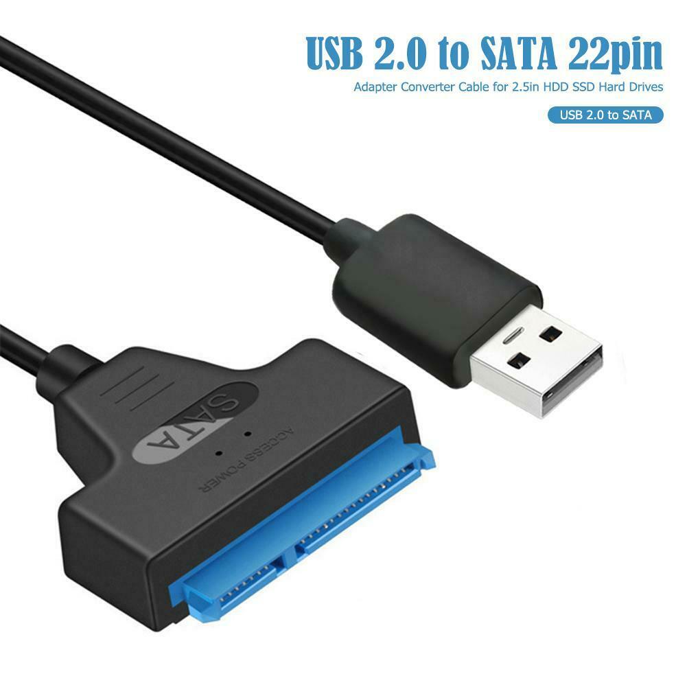 USB 3.0 To SATA 2.5" Laptop Hard Disk Drive SSD Adapter Converter 22 Pin 480Mbps