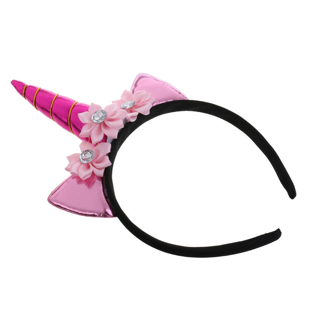 Kids Party Headband Unicorn Theme Hair Band Fancy Dress Costume Accessory