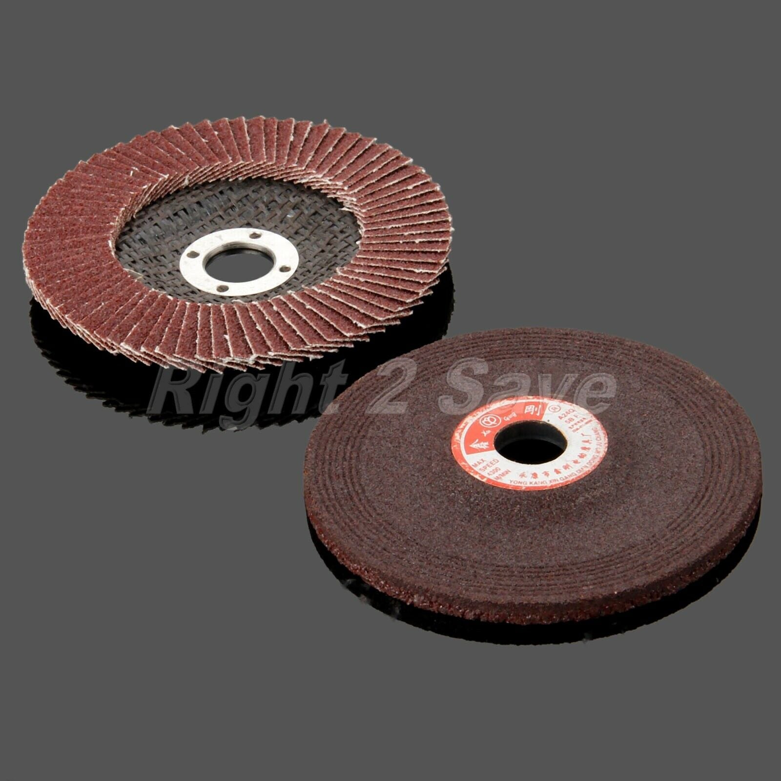 Angle Grinder Saw Blades Disc Wheel Polished Pad Cut Off Grinding Rotary Kit R2S
