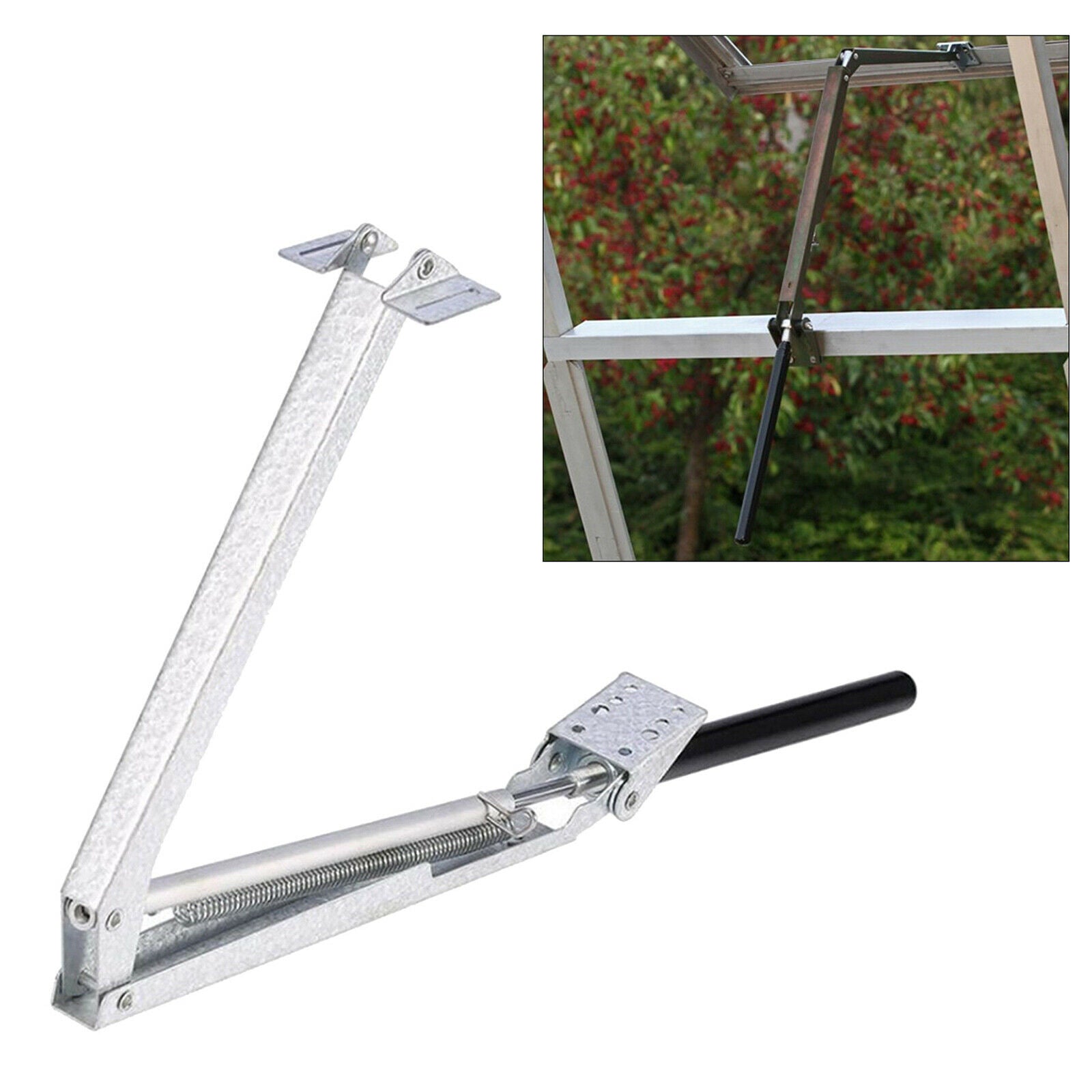 Solar Heat Sensitive Automatic Greenhouse Window with