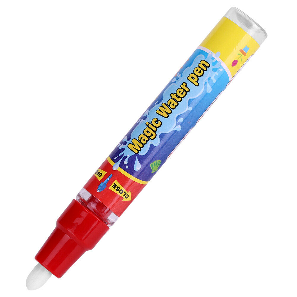 Baby Kids Water Coloring Pen Drawing Doodle Magic Painting Mat Color Pencil 2Pcs