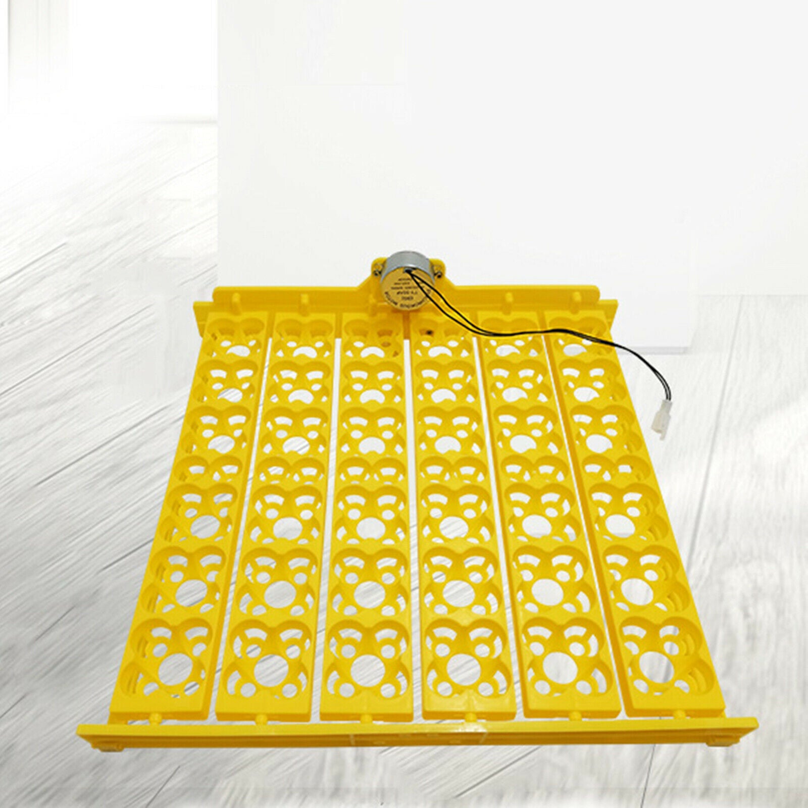 Yellow Eggs Incubator Turning Tray with Motor for Chicken Goose Birds 12V