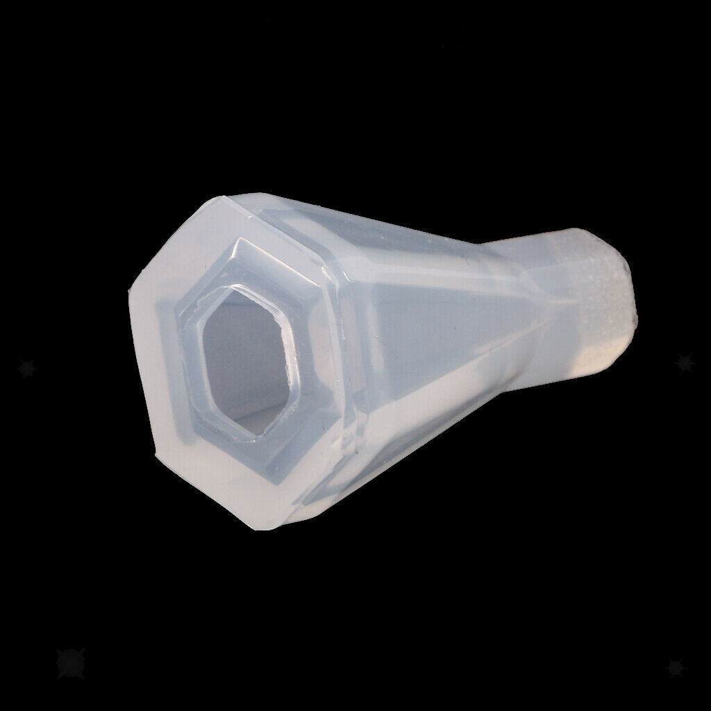 Diamond Cone Crystal Jewelry Making Mold Silicone Ornament DIY Crafting Tool