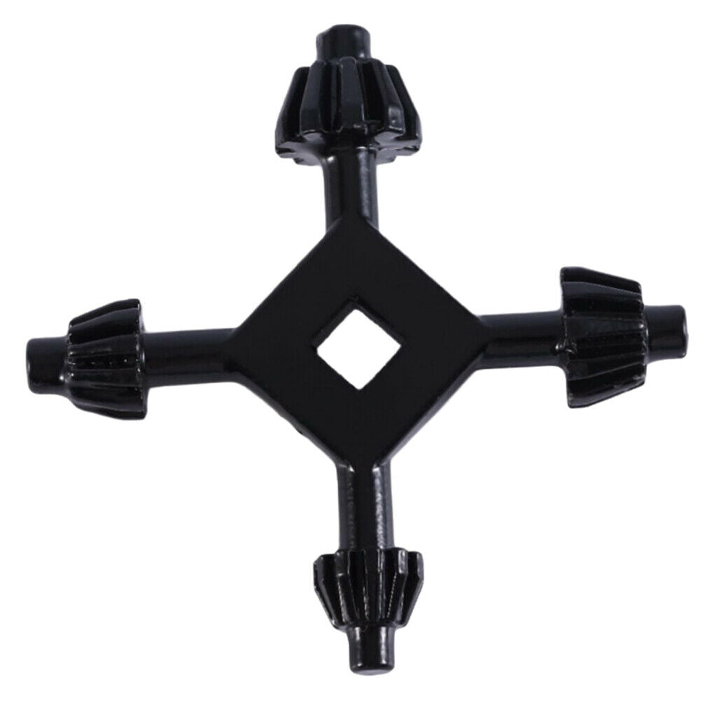 4-Way Multi-Functional Utilities Key for Electric Water Gas Meter Box Cupboard