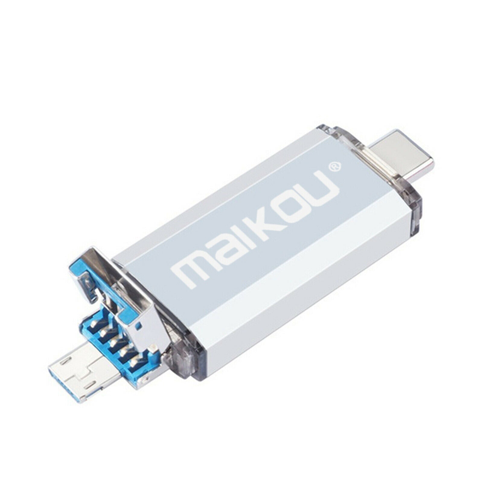 3-in-1 64G USB 3.0 Flash Drive Type-C Micro USB Memory Stick for IOS/Android