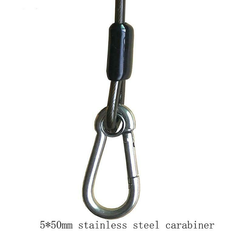 Retractable Tool Lanyard Fishing Coiled Lanyard Heavy Duty Safety Rope for Kayak