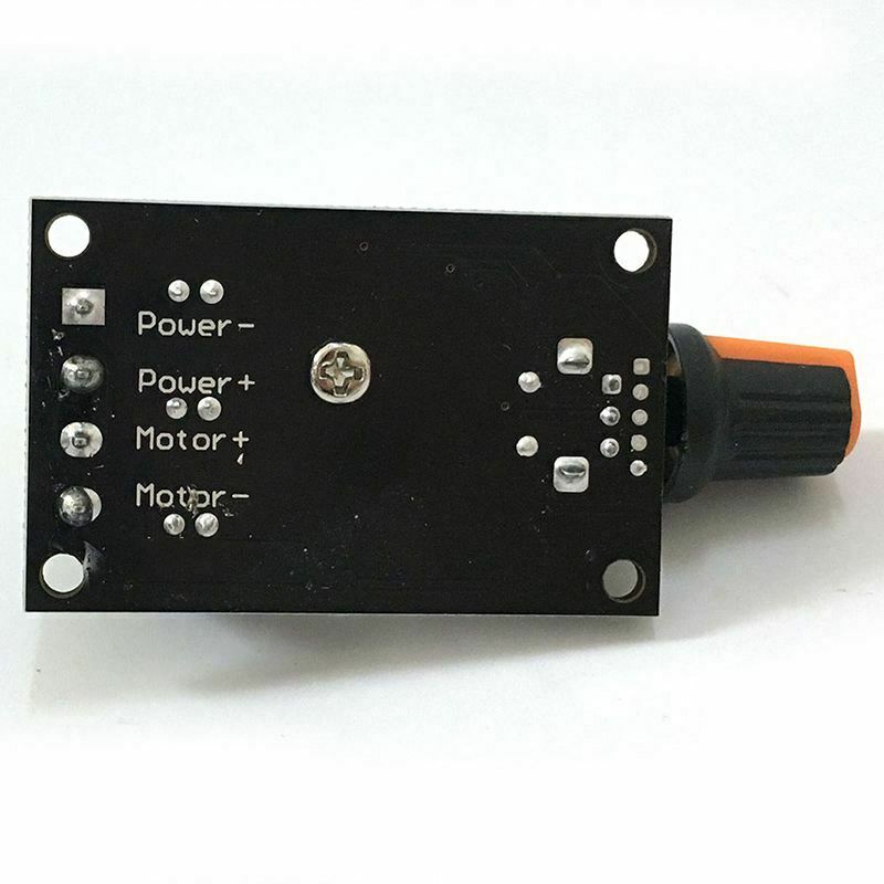 DC 6V 12V 24V 28VDC 3A 80W PWM Motor Speed Controller Regulator Adjustable VarB4