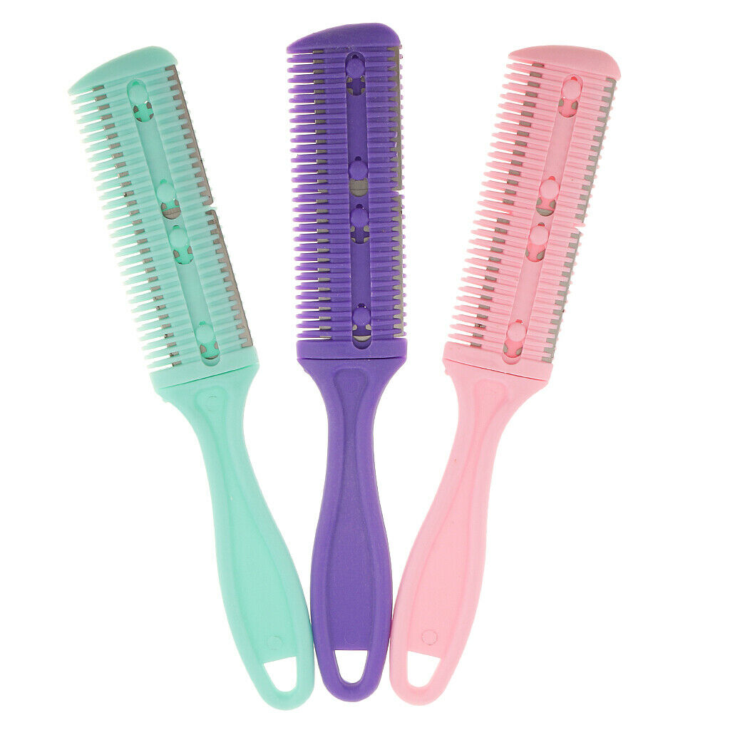 Professional Dual Sides Salon Hair Trimmer Cutter Thinning Shaper Comb