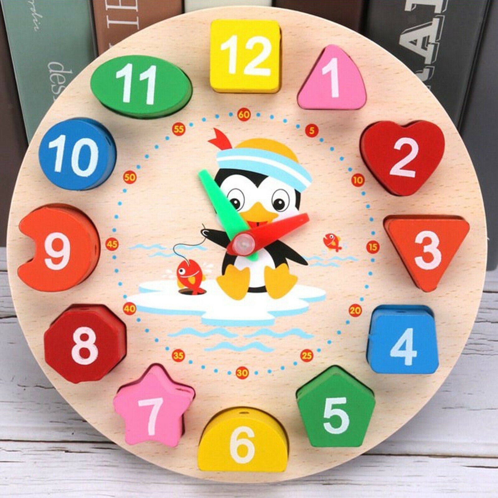 Wooden Puzzle Toys Puzzle Toys Clock Shape