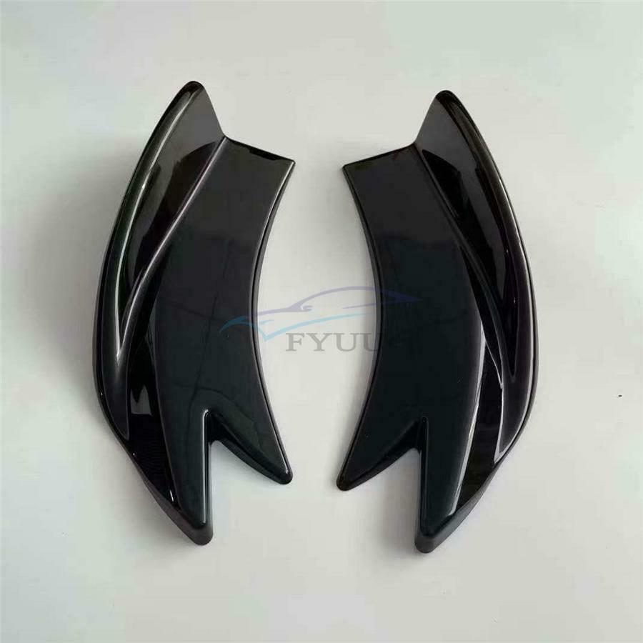 1 Pair Universal Anti-crash ABS Car Rear Bumper Spoiler Lip Wrap Angle Splitters