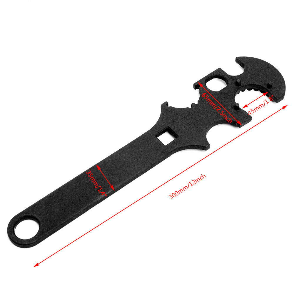 4-Piece All-Steel Multifunctional Combination Wrench Spanner Combination Tool