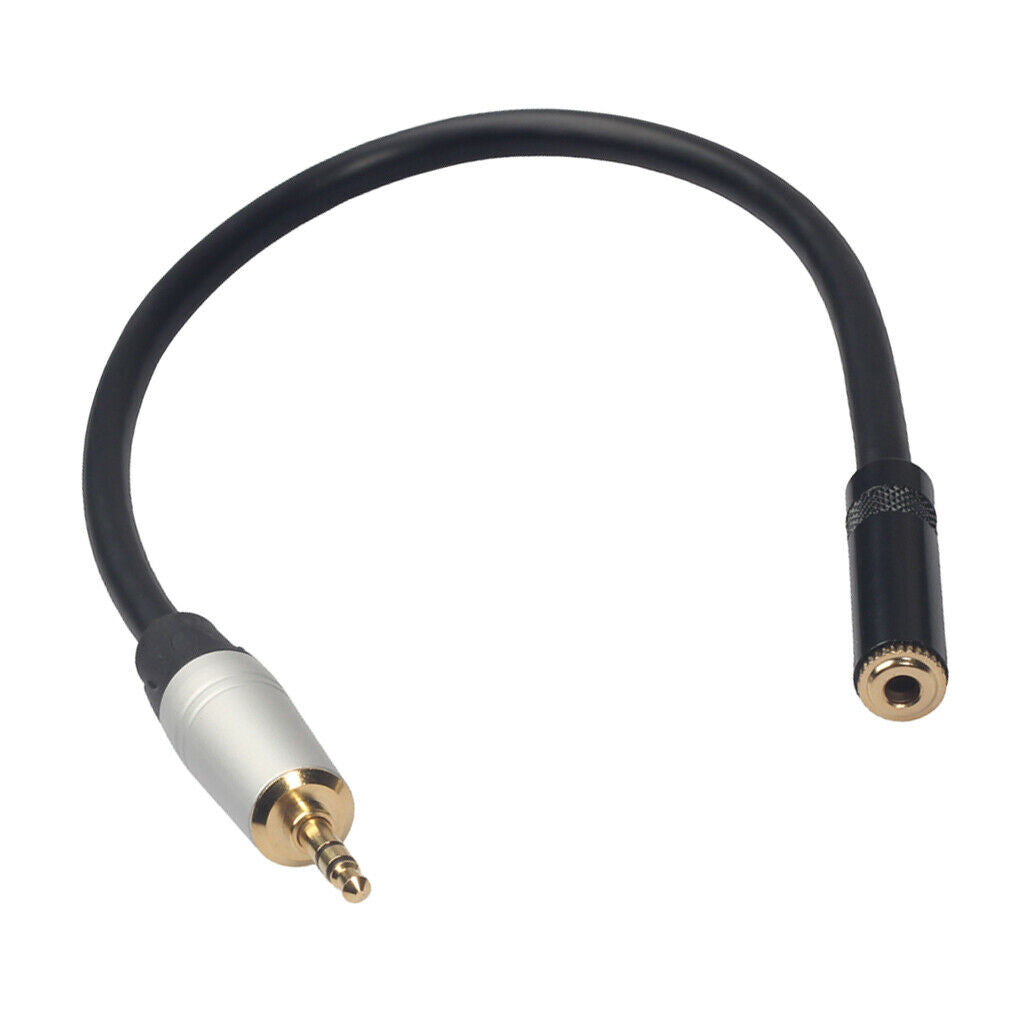 (1 feet) 3.5mm Male to 3.5mm Female Stereo Audio Extension Cable