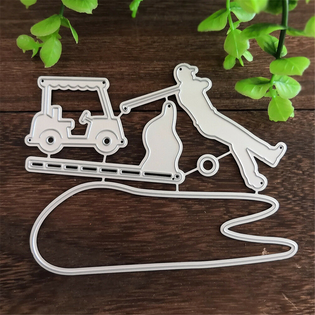 Golf Course Design Metal Cutting Dies For DIY Scrapbooking Album Card.l8