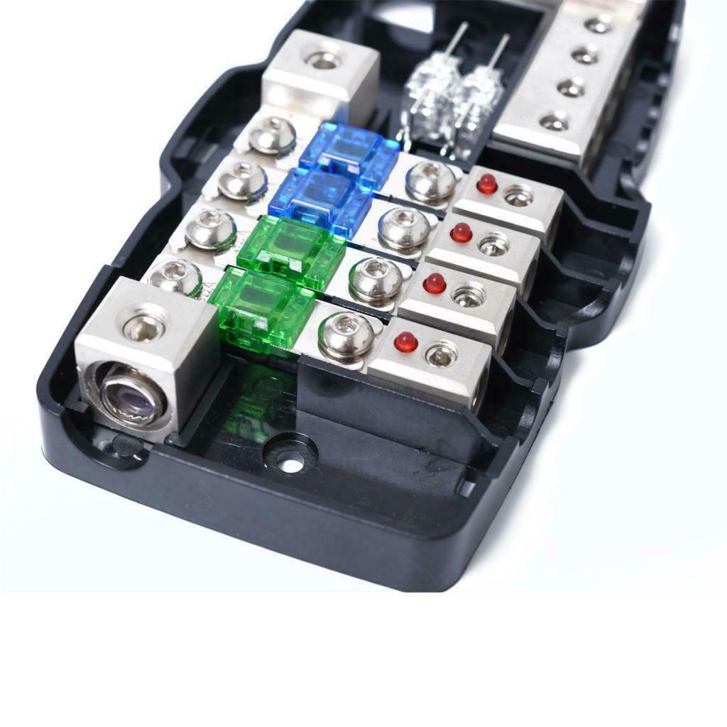 4/8 Gauge Out Car Auto Circuit Fuse Box  Multiple Fuse  Block