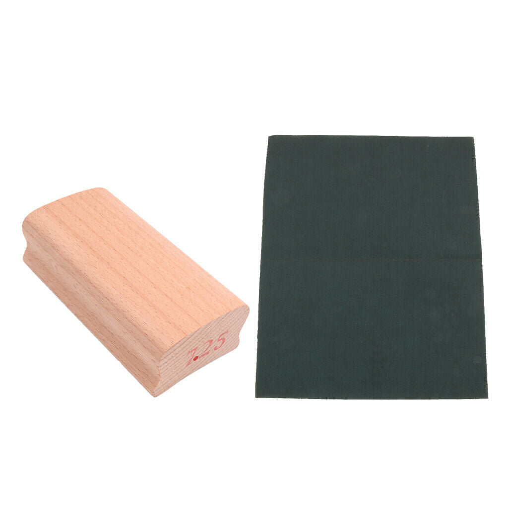Wood Radius Sanding Block Fingerboard Fretboard Fret Leveling Tool 7.25