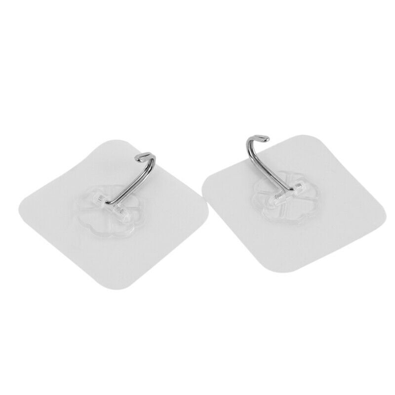 Strong Transparent Suction Cup Sucker Wall Hooks Hanger for Kitchen Bathroom HT3