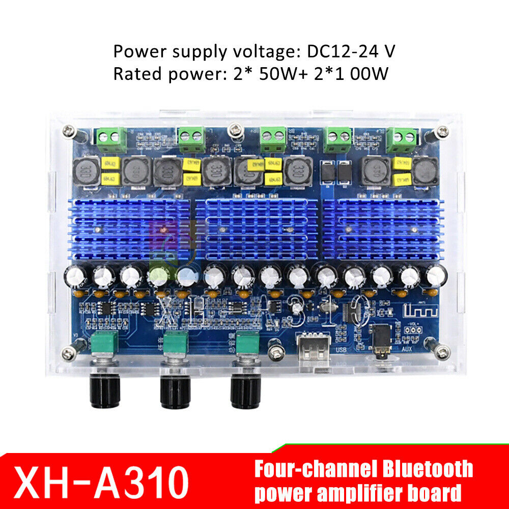 TPA3116D2 2*100W 2*50W Wireless 4.0 Audio Receiver Digital Amplifier Board New
