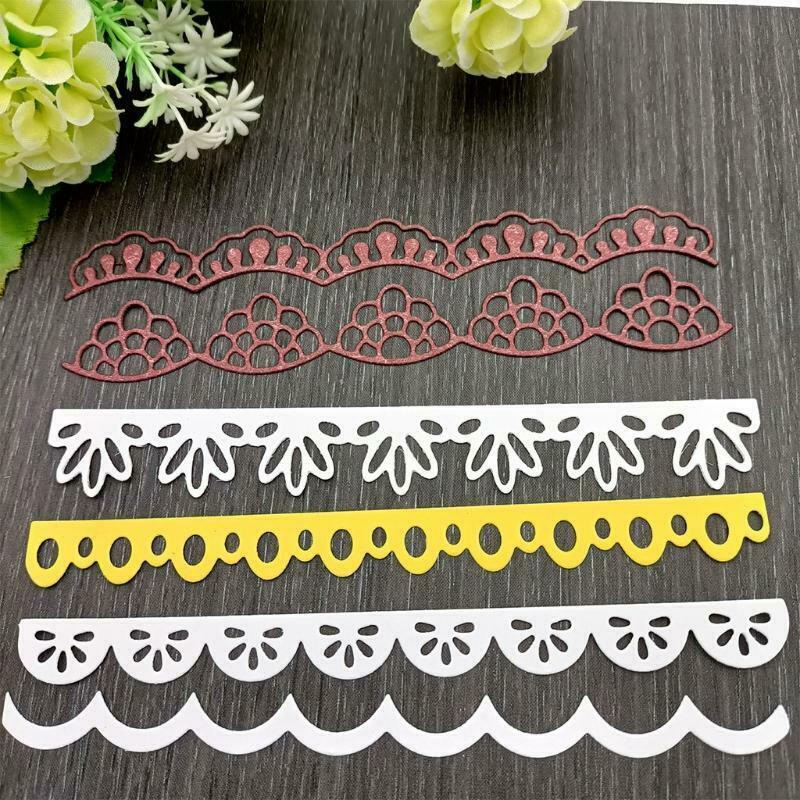 Lace Metal Cutting Dies Stencil DIY Scrapbooking Album Paper Card Template Mold