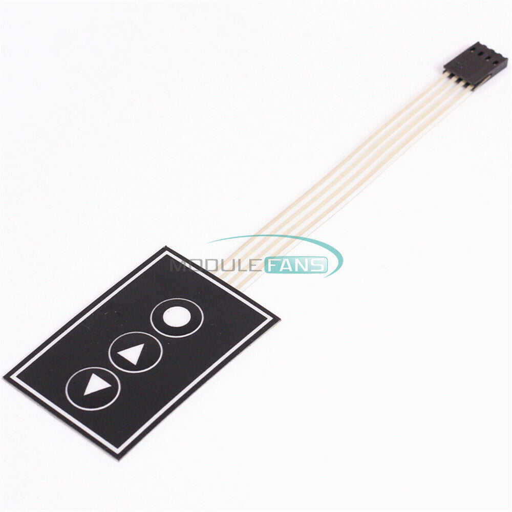 3Key 1x3 Matrix Array 3Key 1*3 Keys Membrane Switch Keypad Keyboard 36X55mm