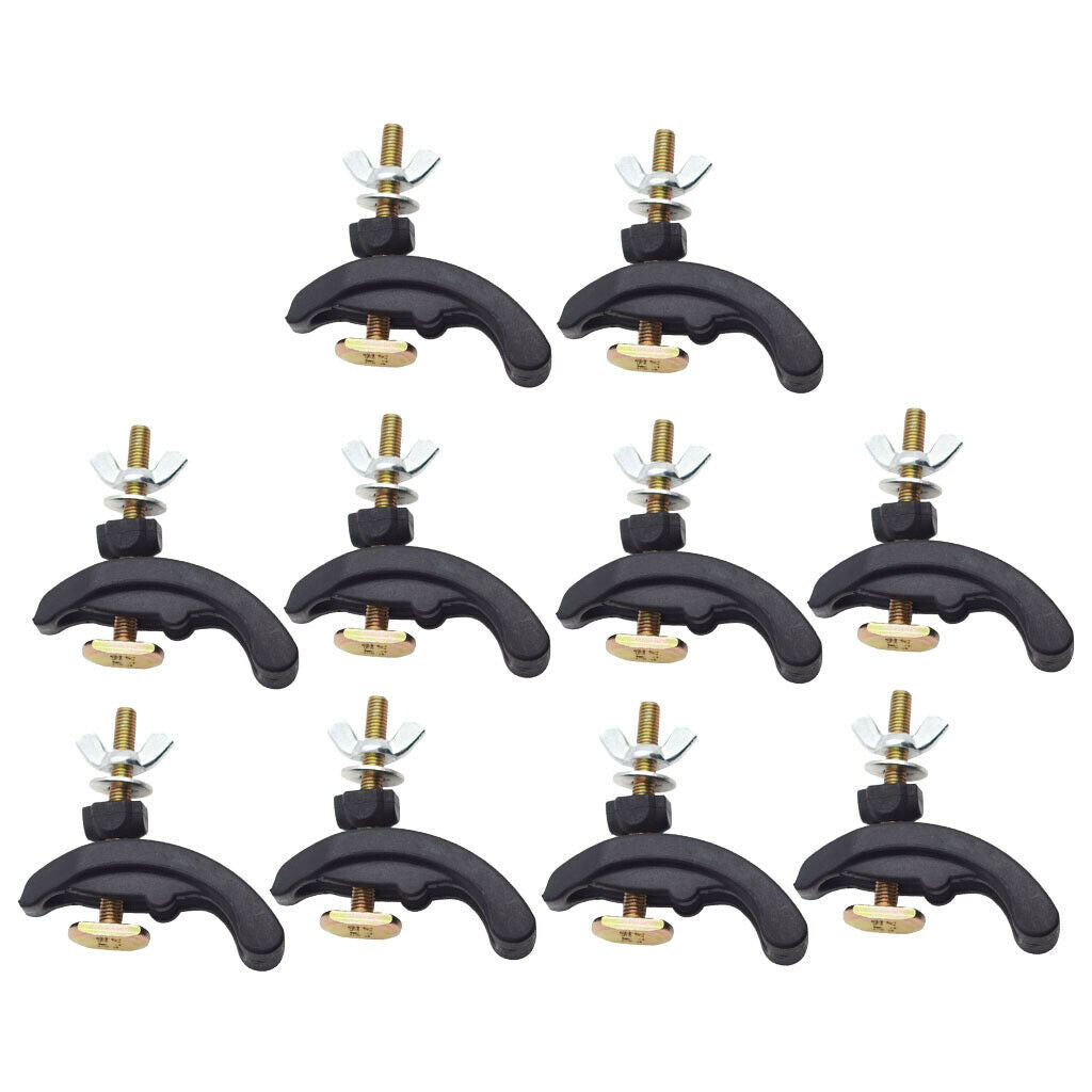 10Pcs Milling Press Plate Clamp Platen Router for T-slot Working Table 8cm