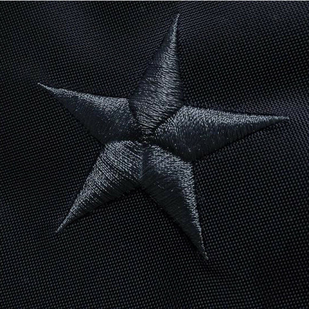 1pc Durable All Black American Flag 3x5 ft Embroidered US USA Flags 90x150cm